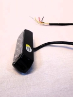 Flitslamp met 4 x oranje LED 10-30 Volt