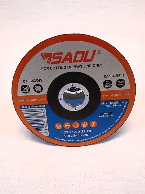 Doorslijpschijf 125 x 1 mm SADU ijzer, per stuk