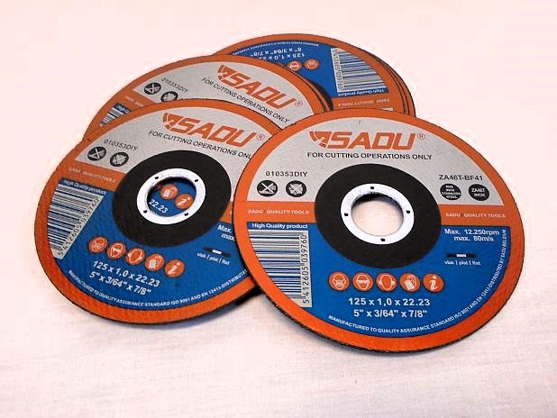 Doorslijpschijf 125 x 1 mm SADU voor ijzer, per 10 stuks