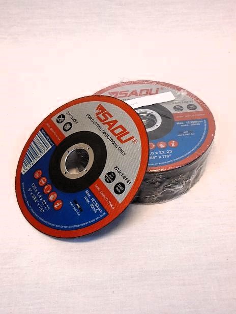 Doorslijpschijf 125 x 1 mm SADU voor ijzer, verpakking 25 stuks