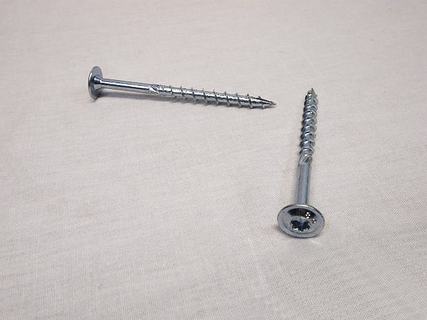 Tellerkop/Houtconstructieschroef 6.0 x 80 mm T30, per stuk