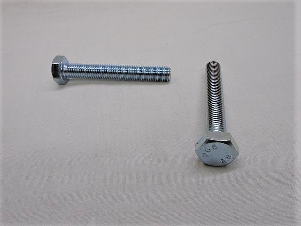 Zeskanttapbout M10 x 60 mm verzinkt, per stuk