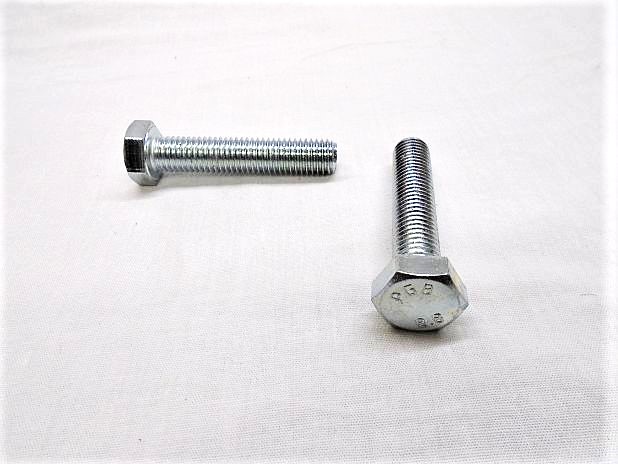 Zeskanttapbout M12 x 50 mm verzinkt, per stuk