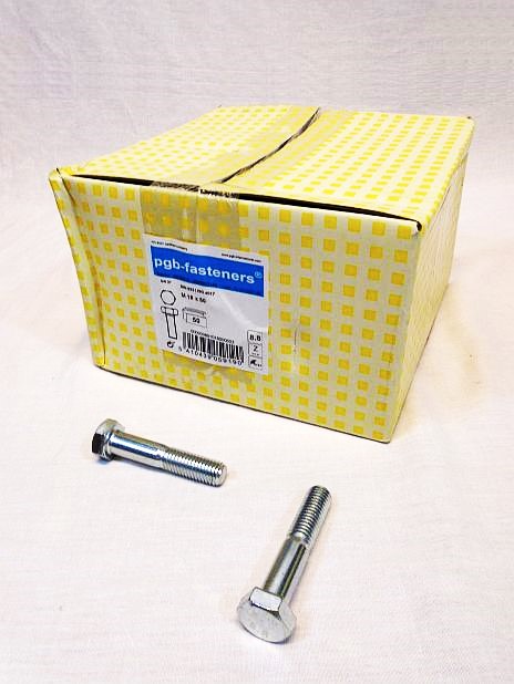Zeskanttapbout M18 x 50 mm verzinkt, doos 50 stuks
