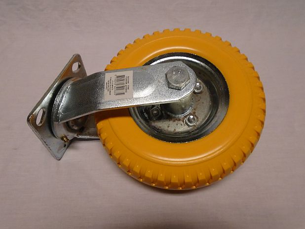 Zwenkwiel met anti-lek band 2.50 - 4 MET ROESTAANSLAG