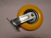 Zwenkwiel met anti-lek band 2.50 - 4 MET ROESTAANSLAG