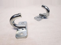 Degelijke touwhaak ijzer met ronde haak, aanschroefbaar