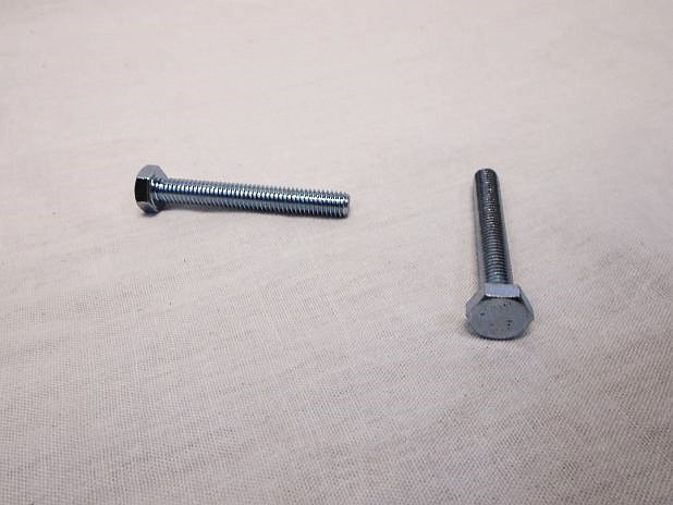 Zeskanttapbout M6 x 45 mm verzinkt, per stuk
