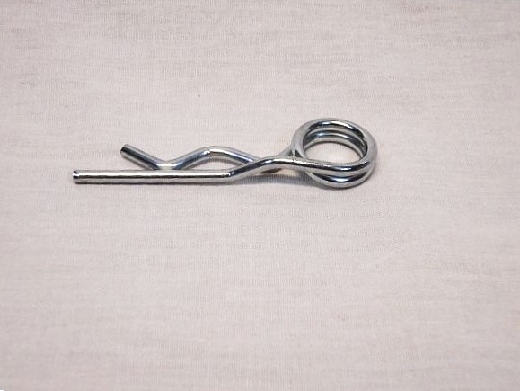 Borgveer dubbel 4 mm gegalvaniseerd, per stuk