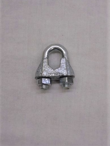 Staaldraadklem 4 mm. per stuk