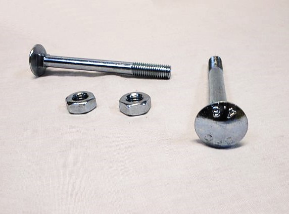 Slotbout M10 x 100 mm met moer, verzinkt, per stuk