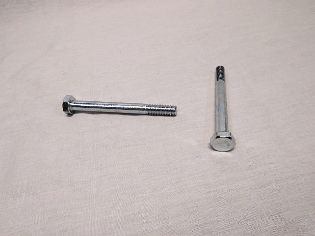 Zeskantbout M10 x 100 mm verzinkt, per stuk