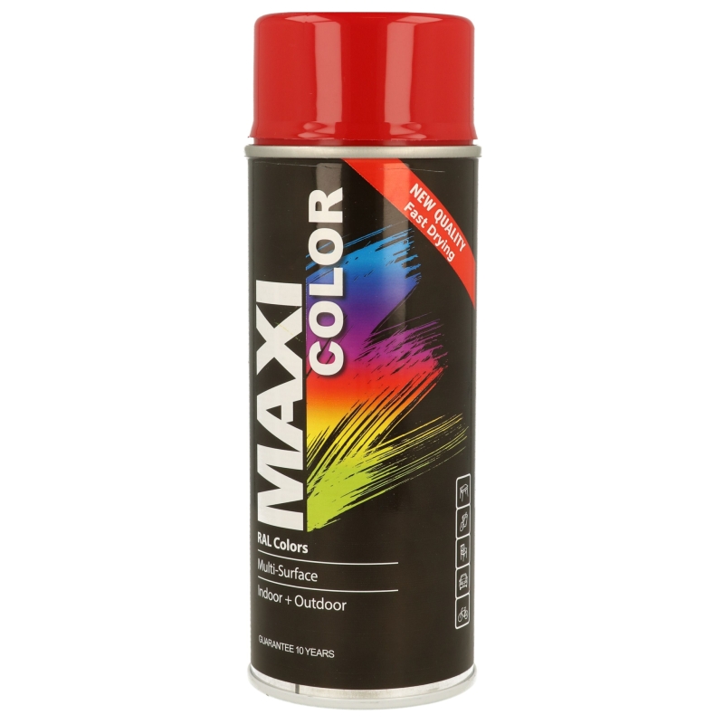 Spuitbus karmijnrood hoogglans RAL 3002 MAXIcolor, 400 ml.