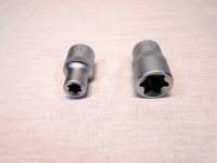 Doppendoos Torx E-socket 1/2 inch aansluiting, 10-delig