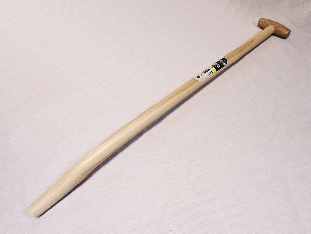 Steel voor bats, sterk gebogen, essen, 100 cm. lang