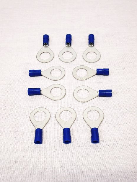 Kabelschoenen oog blauw Cimco met M10 gat, per 10 stuks