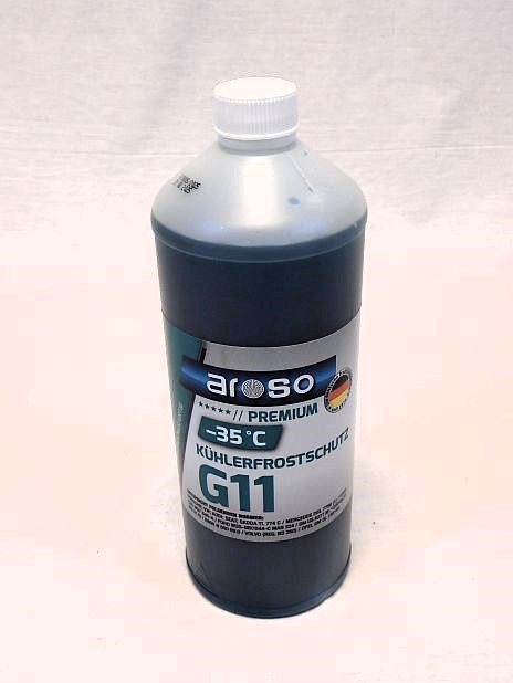 Koelvloeistof 1 liter blauw, AROSO G11