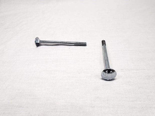 Slotbout M6 x 80 mm met moer, verzinkt, per stuk