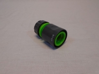 Slangkoppeling voor 1/2 inch tuinslang, klik en knel