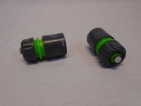 Slangkoppeling voor 1/2 inch tuinslang, klik en knel