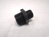 Verloop PVC 1 x 3/4 inch, 2 x buitendraad