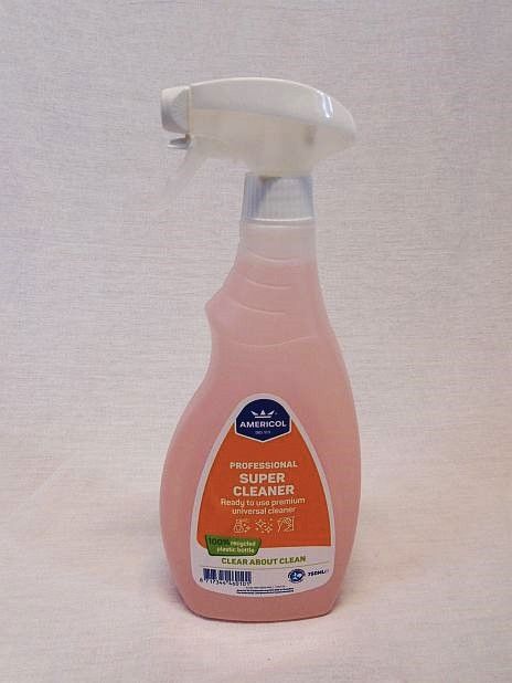 Knijpflacon Super Cleaner Americol, 750 ml.