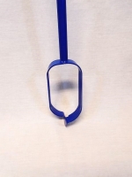 Grondboor/Palenboor blauw gelakt, voor 100 mm gat