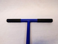 Grondboor/Palenboor blauw gelakt, voor 100 mm gat