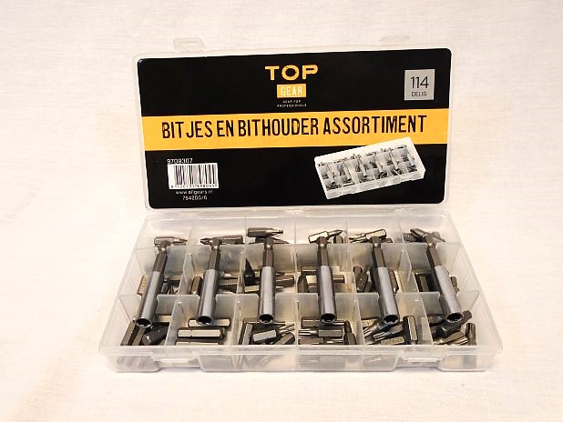 Bitjes en bithouders assortiment, 114-delig