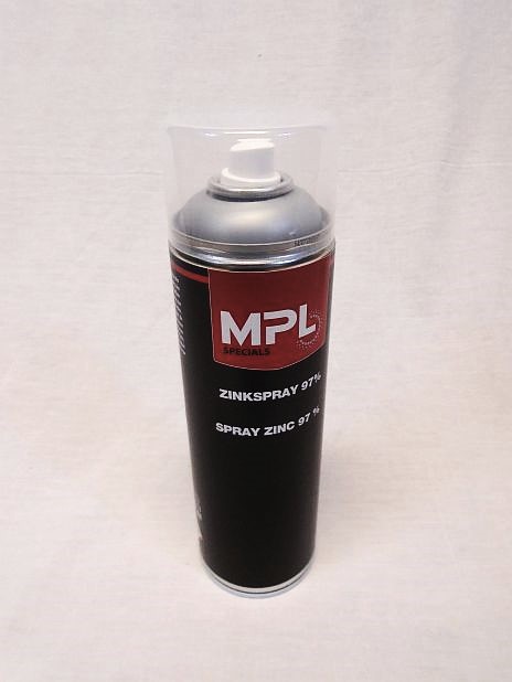 Spuitbus zinkspray MPL specials 97%, 500 ml.